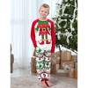 PATPAT Family Christmas Pjs Matching Sets Holiday Jammies Sleepwear Christmas Pajamas for Family Xmas Outfits with Socks - 2 of 4