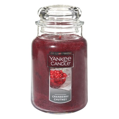 Yankee Candle 22oz Apothecary Jar - Cranberry Chutney