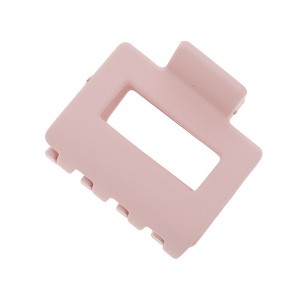 Unique Bargains Small Rectangle Frosted Hair Clips 1 Pc - 1 of 4