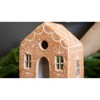 Handmade Gingerbread House Luminary – Clay Christmas Accent 7" Tall by Kalalou - 3 of 3