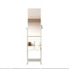 Maliang Standing Jewelry Cabinet Armoire with Full Length Mirror, Lockable, White - 2 of 4