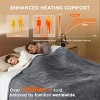 Bedsure Heated Blanket - Fast Heating Electric Blanket Soft Flannel Heated Throw Warm Gifts for Family - 3 of 4