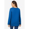 Woman Within Perfect Long-Sleeve V-Neck Tee - 3 of 4