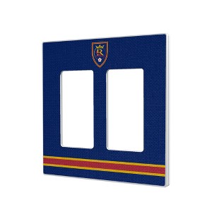 MLS Western Conference Teams Stripe Hidden-Screw Light Switch Plate for Double Rocker - 1 of 4