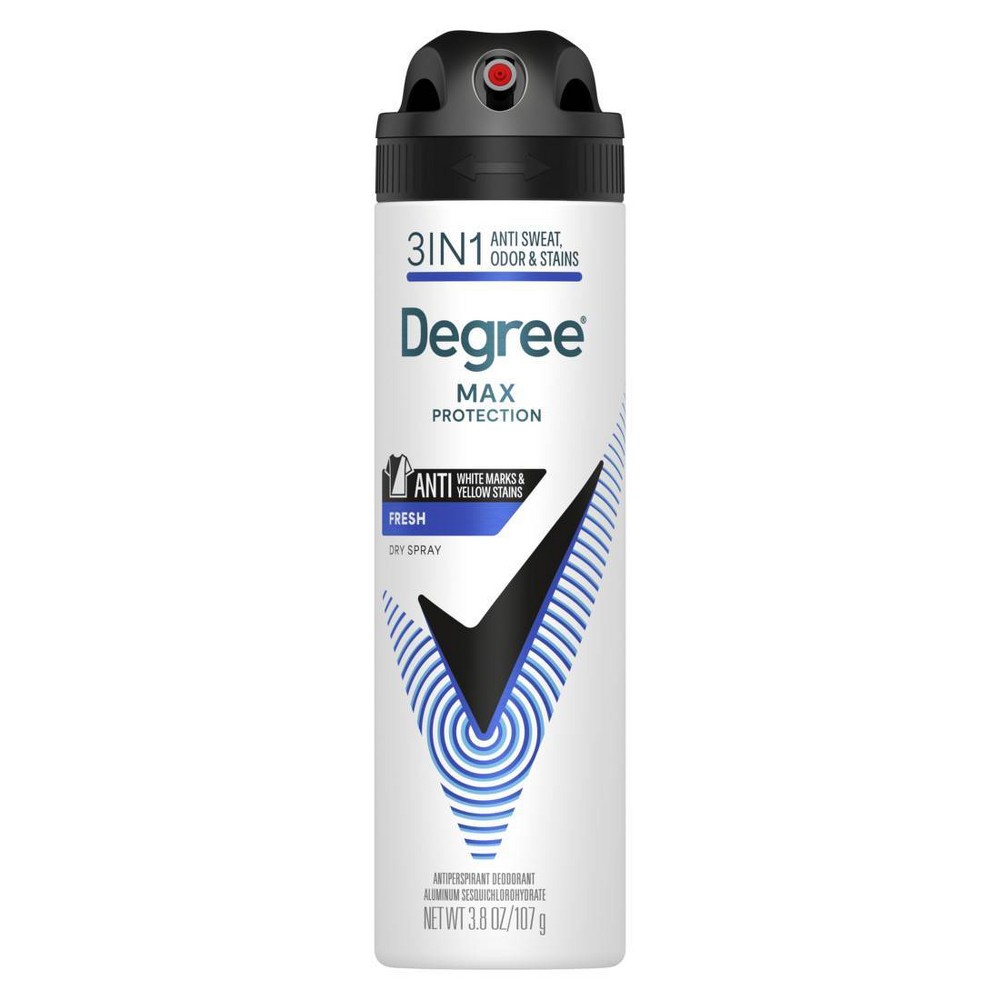 Degree Men's Ultraclear Black + White Fresh 72-Hour Antiperspirant & Deodorant Dry Spray - 3.8oz