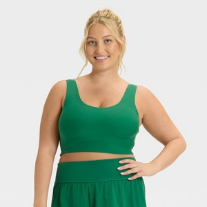 Women's Everyday Soft Medium Support Longline Sports Bra - All In Motion™ - 1 of 3