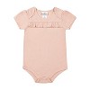 Nicole Miller Baby Girls Short Sleeve Cotton Bodysuit, 3 Pack - 3 of 4