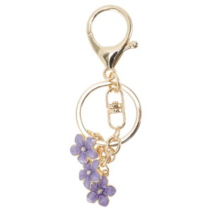 Unique Bargains Plum Blossom Handbag Charm 3.9" 1 Pc - 1 of 4