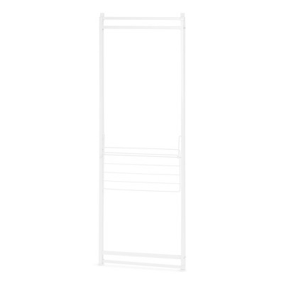 Iris 3 Panel Free Standing Metal Garment Rack White : Target