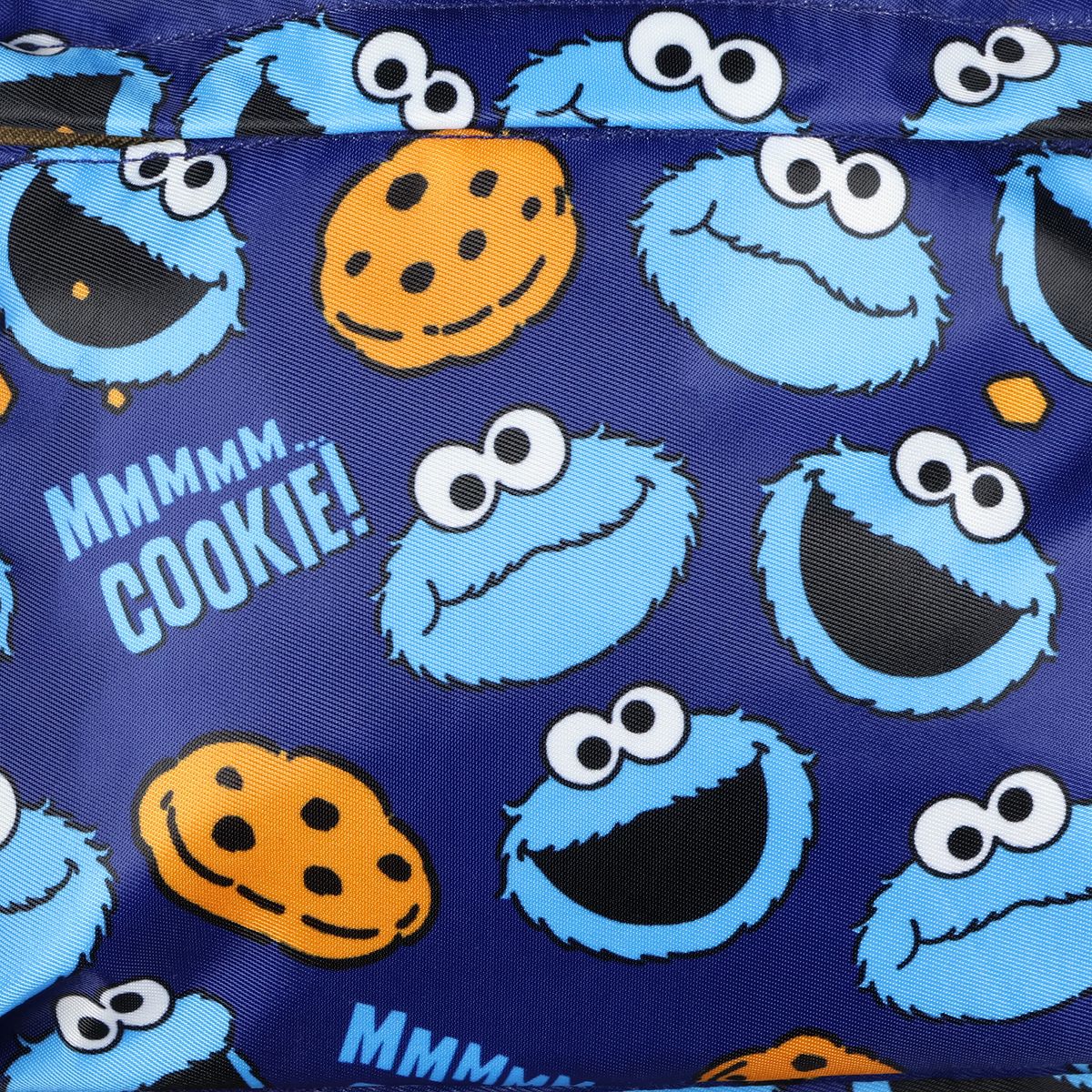 Sesame Street Cookie Monster Backpack Kids School Laptop Travel Bookbag - thumbnail 3
