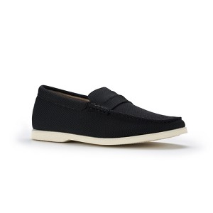 Ferro Aldo Mens Dario MFA19760 Moc-Toe Canvas Casual Penny Loafers - 1 of 4
