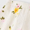 Baby Girls' Floral Printed Tank Top & Pants Set - Cat & Jack™ White - 4 of 4