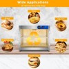 ROVSUN Commercial Food Warmer Display Electric Countertop Food Pizza Warmer with LED Removable Shelves Glass Door - 2 of 4