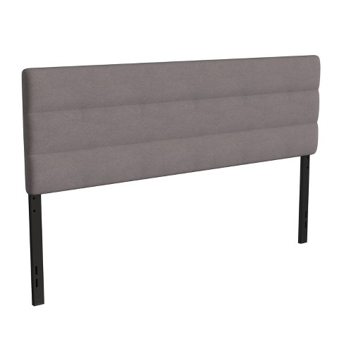 Emma And Oliver Modern Gray Fabric Upholstered King Headboard With ...