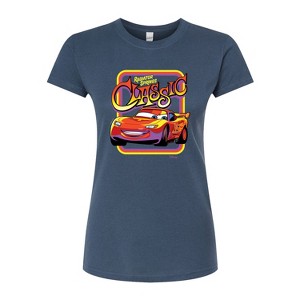 Women's - Disney - Radiator Springs Classic Lightning McQueen Fitted Graphic T-Shirt - 1 of 3