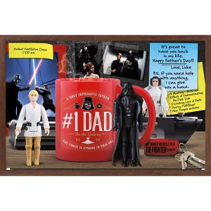 Trends International Star Wars: Saga - Father's Day Framed Wall Poster Prints - 1 of 4