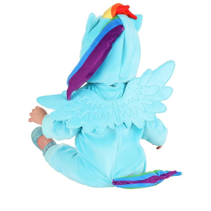 HalloweenCostumes.com Rainbow Infant Dash My Little Pony Costume, 4 of 5