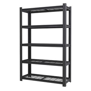 AENKYO 72" Tall 5-Tier Heavy Duty Storage Shelves - 2000LBS Capacity Metal Shelving Unit for Garage & Warehouse, Adjustable Industrial Rack - 1 of 4