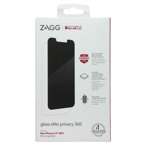 ZAGG Glass Elite Privacy 360 Glass Screen Protector for Apple iPhone 13 mini - 1 of 1