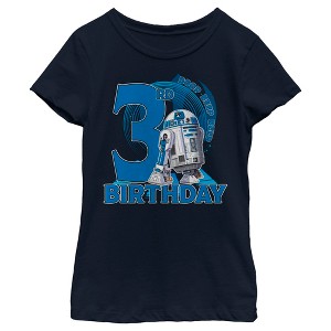 Girl's Star Wars R2-D2 3rd Birthday T-Shirt - 1 of 4