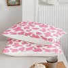 Hachikiko Pink White Cow Print Twin Comforter Set - 3Pcs Cartoon Milk Cowhide Bedding for Kids Teens Girls Boys, (1 Comforter + 2 Pillowcases) - 4 of 4