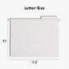 Smead FasTab Hanging File Folder, 1/3-Cut Built-In Tab, Letter Size, White, 20 per Box (64002) - 2 of 4