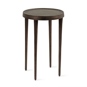 Kate and Laurel Rava Metal Table and Plant Stand - 1 of 4