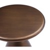 Whiteline Modern Living Willie Large Side End Table, Black/White - 2 of 4