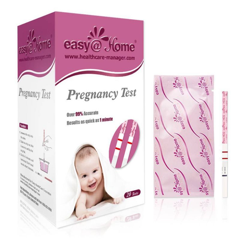 easy@Home Pregnancy Test Strips - 20ct, 3 of 5