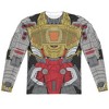 Men's Transformers Grimlock Costume (Front Back Print) Long Sleeve Costume T-Shirt - 2 of 4