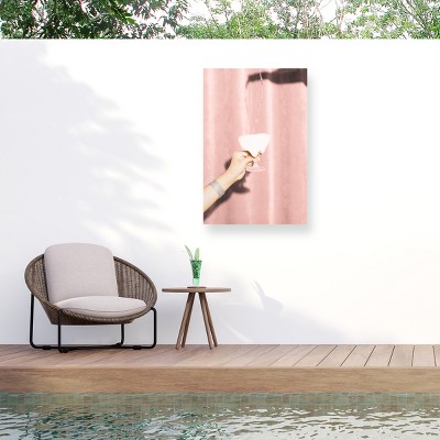 Trademark Fine Art - 1x Studio III Heres To Pink 05 Matted Framed Art