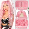 Jessie's Wig 28 Inch Wavy Wig Synthetic Hair Pink 1 Pc/Pack - 2 of 4