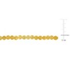 EVERLY JEWELRY | Yellow Plated Sterling Silver 9 3/8ct TGW Citrine Beaded Necklace, 17 inc + 2 inc - 2 of 4