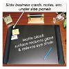 Artistic Executive Desk Pad with Leather-Like Side Panels 36 x 20 Black 413861 - 2 of 4