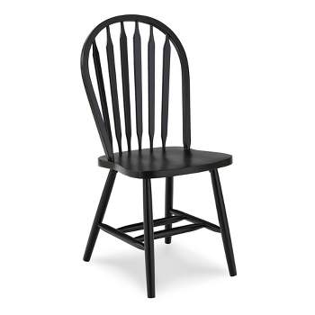 Windsor Arrowback Armless Chair Black - International Concepts