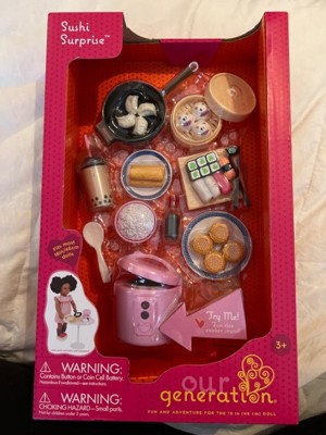 Sushi Restaurant American Girl and Wellie Wishers Doll Food