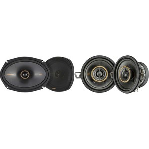 Kicker 51KSC6904 KS-Series 6x9" Coaxial Speakers with 1" tweeters w/ 51KSC3504 3.5" Coaxial Bundle - 1 of 4