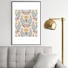 Heather Dutton La Floraison Blush Pink Metal Framed Art Print - Deny Desings - 2 of 3