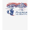 Americana America The Beautiful Crew Neck Long Sleeve Adult Tee - 2 of 2