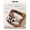 Travel Makeup Bag,Large Capacity Cosmetic Bags for Women,Waterproof Portable Pouch Open Flat Toiletry Bag - 2 of 4