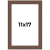 PosterPalooza | 11x17 Wide Barnwood Picture Frame, UV Acrylic, 6 Finishes - Grey, Brown, White, and Black - 2 of 4