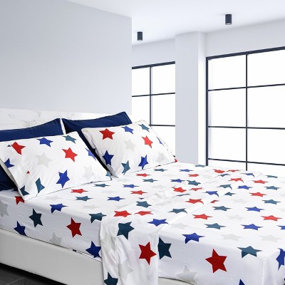 Twin Ultra Soft Microfiber Star Print Sheet Set