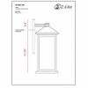 Portland 1-Light Outdoor Wall Lantern - 22" Tall, Dimmable, Wet Rated, Glass Shade - 3 of 3