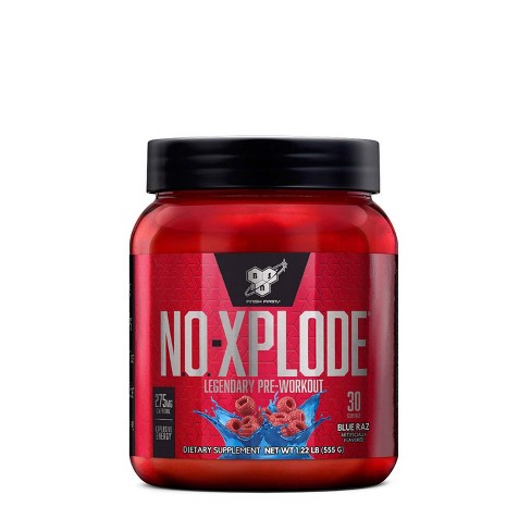 BSN N.O.-XPLODE Legendary Pre-Workout - Blue Raz(30 Servings), 30 Servings - image 1 of 3