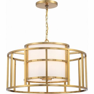 Crystorama Lighting Hulton 5 - Light Chandelier in  Gold - 1 of 4