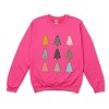 Simply Sage Market Women's Graphic Sweatshirt Colorful Christmas Tree Chart - 3 of 4