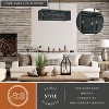 VAXCEL Wicker Park 8L Black Industrial Cage Linear Chandelier Island Pendant Light Fixture - 2 of 4