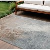 HomeRoots 8' X 10' Rust And Gray Abstract Washable Indoor Outdoor Area Rug - 2 of 4