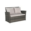 7-Piece Outdoor 9-Seater Cnversation Sofa Set with 2 Ottoman and Coffee Table - 4 of 4