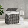 130L Double Laundry Hamper with Lid Clothes Hamper with 2 Removable Liner Bags and 6 Mesh Bags Laundry Storage for Laundry Room - 2 of 4